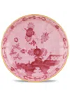 Ginori 1735 Oriente Italiano Antico Doccia Coffee Saucer In Porpora