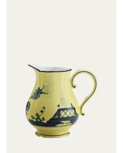 Ginori 1735 Oriente Italiano Creamer, Citrino In Green