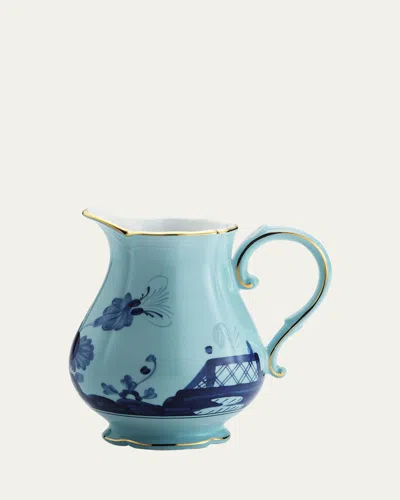 Ginori 1735 Oriente Italiano Creamer, Iris In Blue