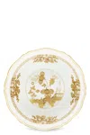 Ginori 1735 'oriente Italiano' Deep Serving Plate ⌀34.8cm In Gold