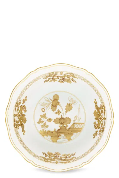 Ginori 1735 'oriente Italiano' Deep Serving Plate ⌀34.8cm In Gold