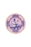 Ginori 1735 Oriente Italiano Dessert Plate In Pink/blue