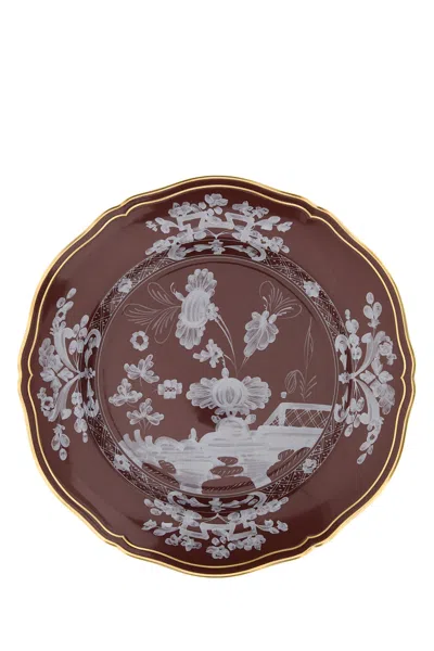 Ginori 1735 Oriente Italiano Dinner Plate In Brown
