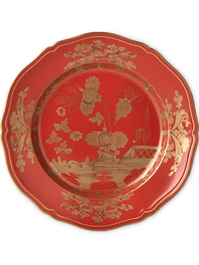 Ginori 1735 Oriente Italiano Dinner Plate (26.5cm) In Red