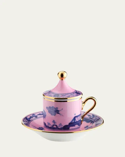 Ginori 1735 Oriente Italiano Espresso Set Of Two In Multi