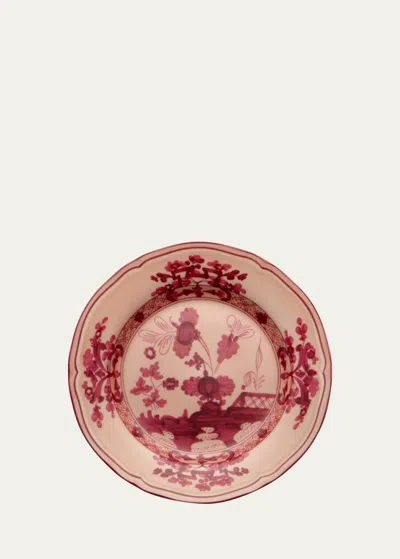 Ginori 1735 Oriente Italiano Flat Bread & Butter Plate In Pink