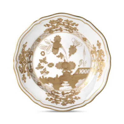 Ginori 1735 Oriente Italiano Flat Bread Plate In Brown