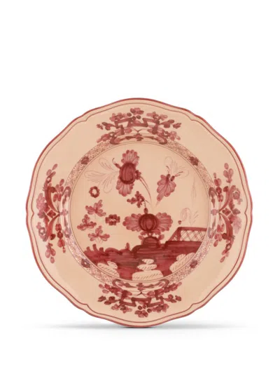 Ginori 1735 Oriente Italiano Flat Plate (26.5cm) In Pink