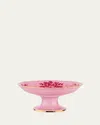 Ginori 1735 Oriente Italiano Fruit Stand In Pink