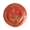 Ginori 1735 Antico Doccia Porcelain Flat Bread Plate In Rubrum