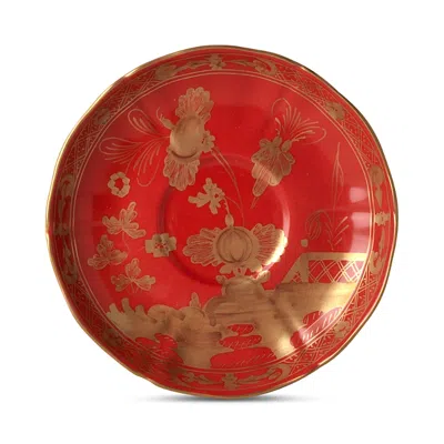 Ginori 1735 Oriente Italiano Rubrum Tea Saucer