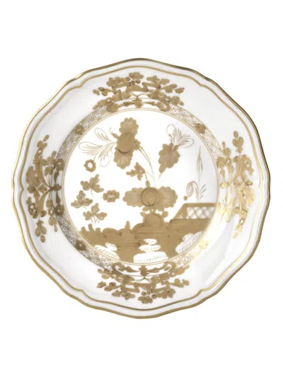 Ginori 1735 Oriente Italiano Gold-rimmed Plate Collection In White
