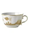 Ginori 1735 Oriente Italiano Gold-rimmed Tea Cup In White