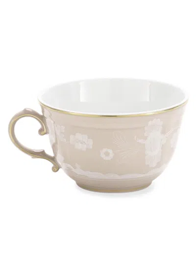 Ginori 1735 Oriente Italiano Gold-rimmed Tea Cup In Neutral