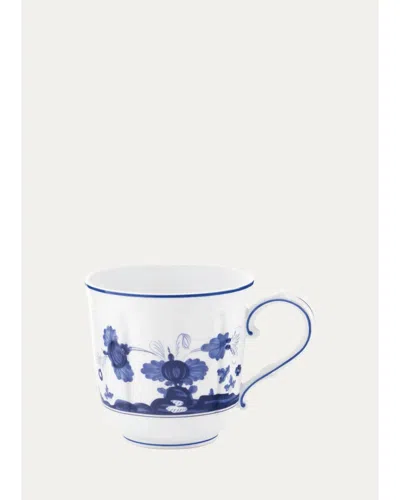 Ginori 1735 Oriente Italiano Indaco Porcelain Mug In Blue