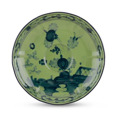 Ginori 1735 Oriente Italiano Malachite Green Coffee Saucer