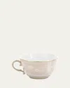 Ginori 1735 Oriente Italiano Meringa Teacup, 7.43 Oz. In Oi Meringa