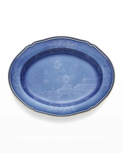 Ginori 1735 Oriente Italiano Oval Platter, Pervinca
