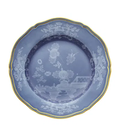 Ginori 1735 Oriente Italiano Pervinca Dessert Plate In Blue