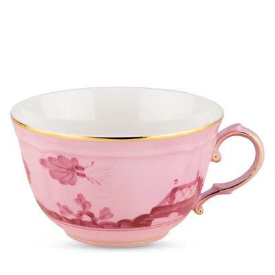 Ginori 1735 Oriente Italiano Pink Teacup In Dark Pink