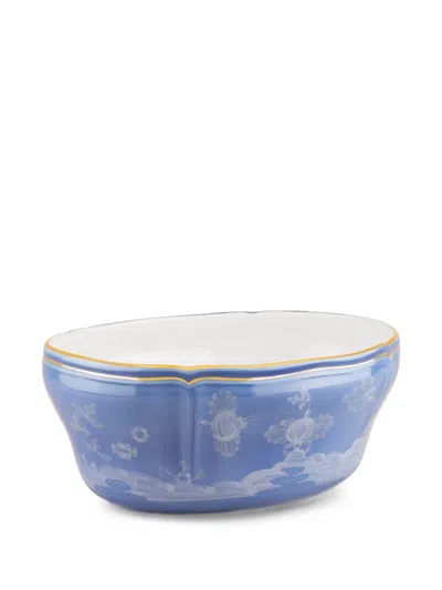 Ginori 1735 Oriente Italiano Porcelain Bowl In Blue