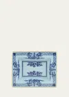 Ginori 1735 Oriente Italiano Rectangle Change Tray, Iris In Blue