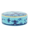 Ginori 1735 Oriente Italiano Round Box With Cover In Blue