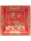 Ginori 1735 Oriente Italiano Rubrum Porcelain Square Plate (24,5cm) In Rot