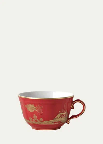 Ginori 1735 Oriente Italiano Rubrum Teacup In Oirubrum