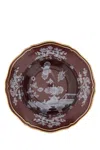 Ginori 1735 Oriente Italiano Soup Plate In Brown
