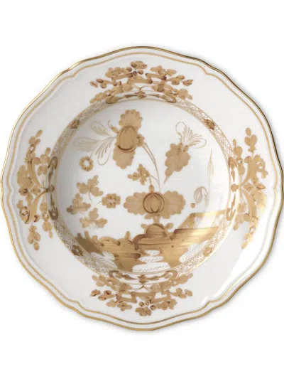 Ginori 1735 Oriente Italiano Aurum Soup Plate In Oiaurum