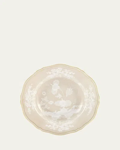 Ginori 1735 Oriente Italiano Soup Plate, Meringa In Brown