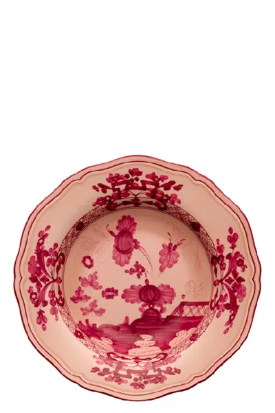 Ginori 1735 'oriente Italiano' Soup Plate In Pink