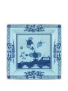 Ginori 1735 Oriente Italiano Square Plate (24.5cm) In 蓝色
