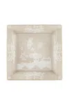 Ginori 1735 Oriente Italiano Square Plate (24.5cm) In Neutrals