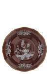 Ginori 1735 'oriente Italiano' Tray ⌀ 35 Cm In Brown