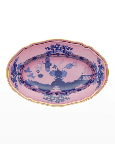 Ginori 1735 Oriente Italiano Trinket Tray In Black