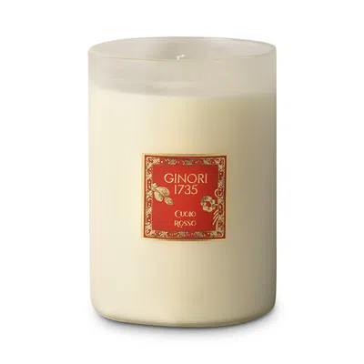 Ginori 1735 Oriente Italiano Vicolo Dell'oro Large Scented Candle Refill In Red