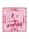 Ginori 1735 Oriente Italiano Large Square Change Tray In Porpora