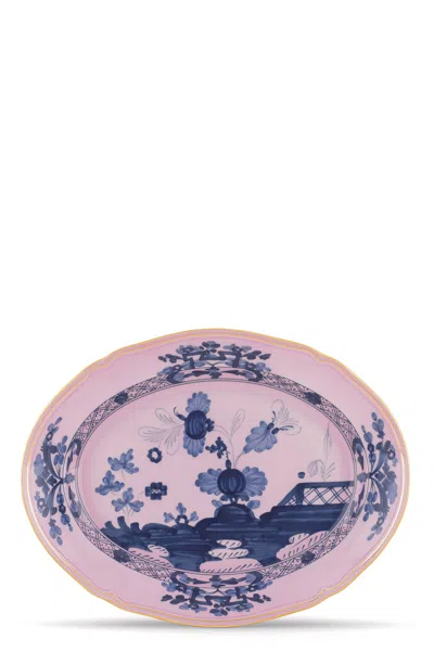 Ginori 1735 'orienteitaliano' Oval Serving Plate ⌀38,5cm In Pink