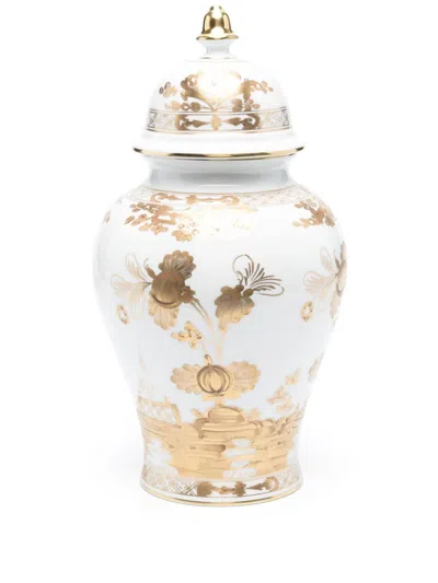 Ginori 1735 Oritente Italiano Potiche Vase In Multi