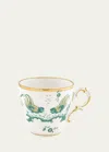 Ginori 1735 Oro Di Doccia Coffee Cup, Giada In Gldgrn