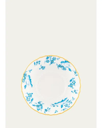 Ginori 1735 Oro Di Doccia Fruit Bowl, Turchese In Blue