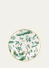 Ginori 1735 Oro Di Doccia Giada Bread Plate In Gldgrn