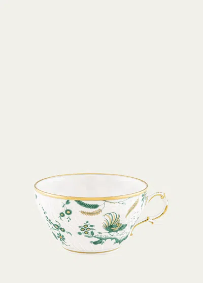 Ginori 1735 Oro Di Doccia Giada Tea Cup In Gldgrn