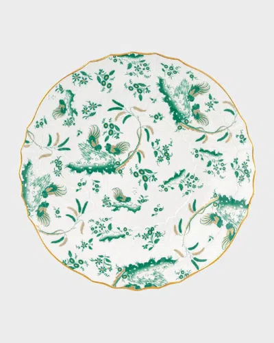 Ginori 1735 Oro Di Doccia Large Round Platter, Giada