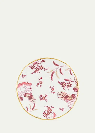 Ginori 1735 Oro Di Doccia Magenta Coffee Saucer In Gldmagnt
