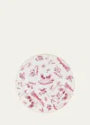 Ginori 1735 Oro Di Doccia Magenta Dinner Plate In Gldmagnt