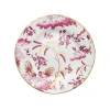 Ginori 1735 Oro Di Doccia Magenta Flat Bread Plate In Magenta