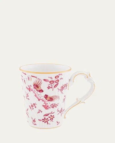 Ginori 1735 Oro Di Doccia Magenta Mug, 14 oz